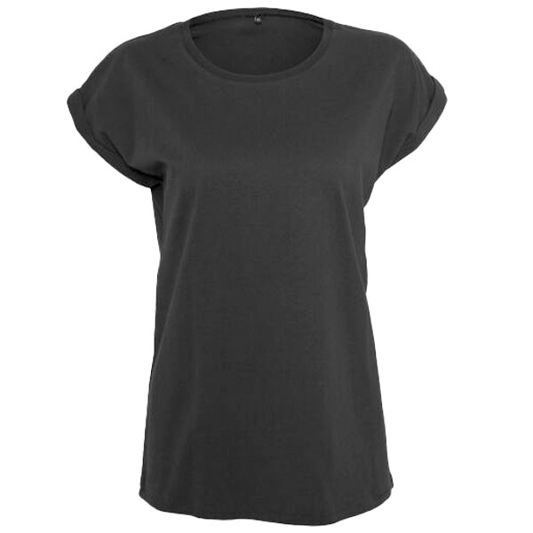 Camiseta Dobladillo en Mangas Mujer Frontal